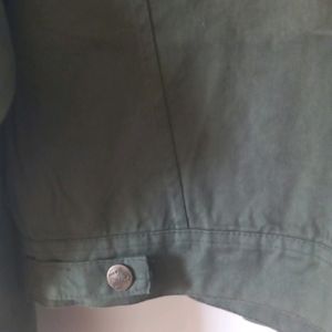 Xl Olive Denim Jacket