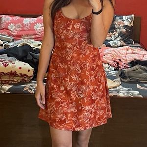 Flared Mini Dress