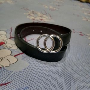 Black Rings Belt For Women