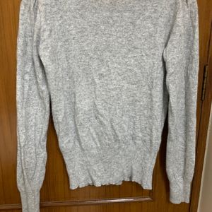 Korean Grey Sweater Top