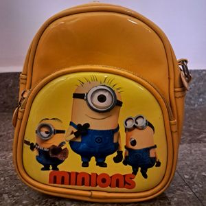 Cute Yellow Minion Sling Bag...