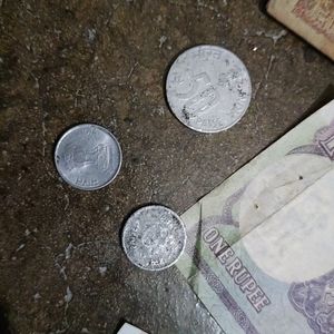 Combo Of Old Notes And Coins