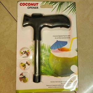 Premium Coconut Opener Tool/Driller with Grip