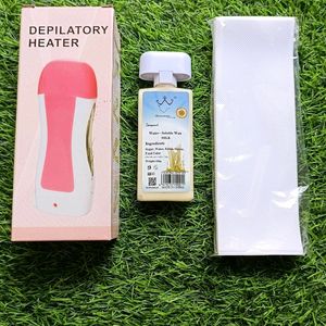 Hair Removal Wax Kit With Heater And Strips