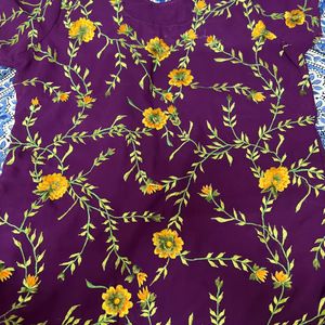 Georgette full body work kurti for Sale