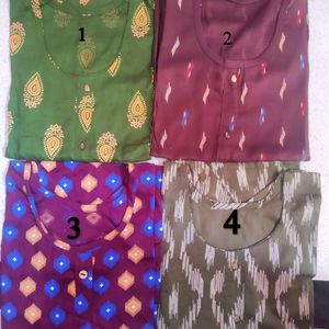 New Summer Special Soft Fabric Kurti Pack Of 7