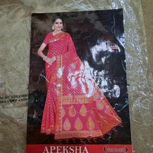 Completely New Silk Saree With Blouse Piece.