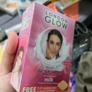 London Glow Face Powder With Free Puff Worth 30/-