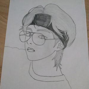 BTS Taehyung Sketch