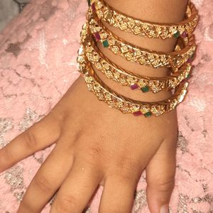 Polished Bangles For Baby Girl