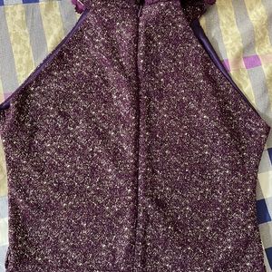 Purple Party Wear Gown For Girls