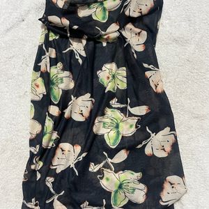 Floral Backless Maxi Dress