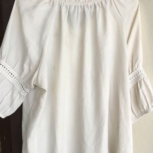 Women Off White Tops