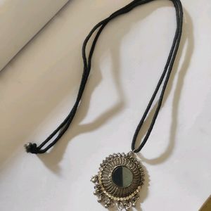 Oxidised Black Metal Necklace