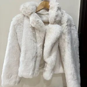 REGRET OR BUY WHITE FAUX COAT