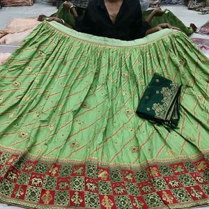 Bnarshi  Silk  Lehenga  Running  Blouse