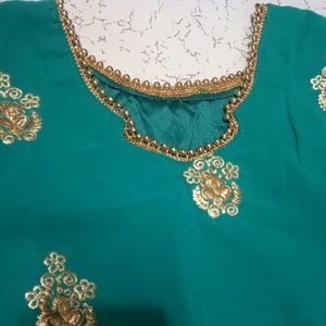 Peplum Top With Dhoti Salwar