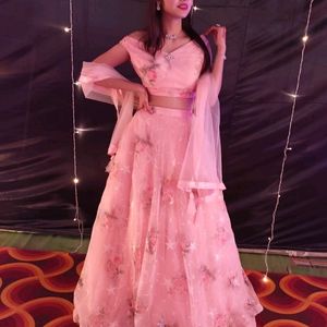 Organza Lehenga