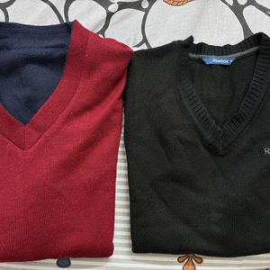 2combo  Reebok Half Seelves Sweater