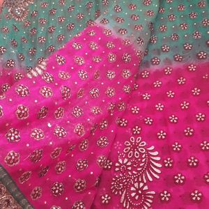 Heavy Work Net Saree