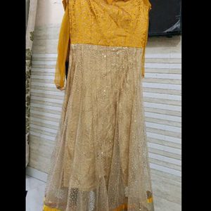 Haldi Sequence Gown