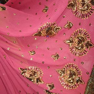 Rast Color Saree For Festival