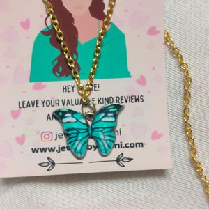 Butterfly 🦋 Love Chain Golden