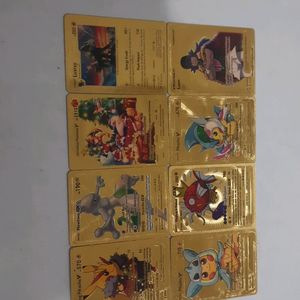 Golden Pokemon Cards Legendary Total 8