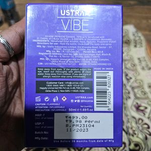 Ustraa Vibe Perfume Bottle