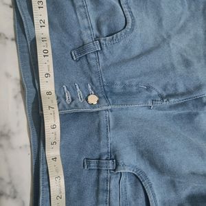 Height Waist Light Blue Jeans