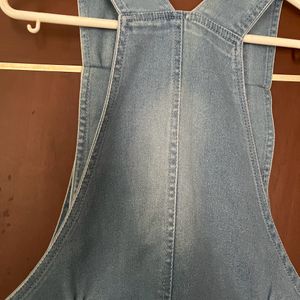 Cute Blue Dungarees For Women