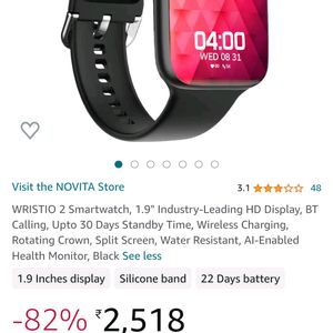 Calling Smartwatch Novita Ultimus Wristio 2