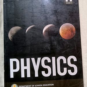 Physics Vol II (State Board) Textbook