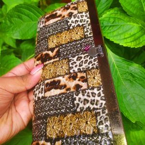 Tiger Print Glosy Women Wallet (Purse)