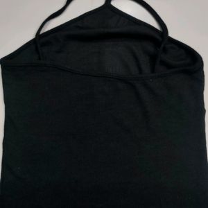 New halter Neck BLACK TANK TOP