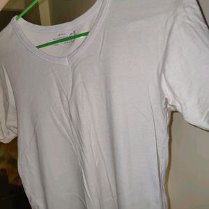 Macroman White Slim Fit T-shirt