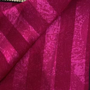 Pink Saree With Nice Borders