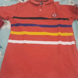 2 T-shirts Pack - Orange And Red