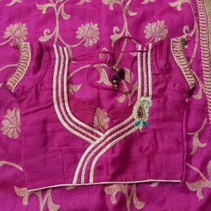 New Designer Embroidery Saree With DesignerBlouse