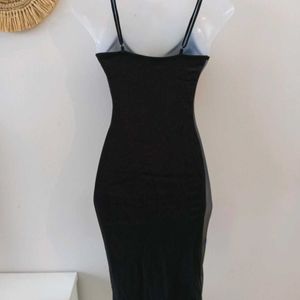 Forever 21 Hot Black Bodycon Midi