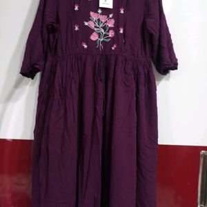 Purple Feeding Kurta XL Size