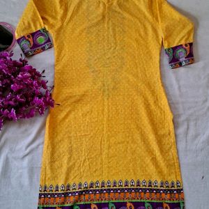 Multicolored Kurta Withh Printed Desing