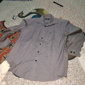 Men Full Sleeves Grey Lining Imported Shirt