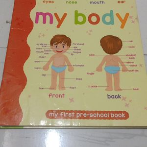 My body Preschool Book