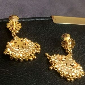 New Not Used Gold Plated Earings For Donation