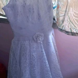 Party Wear Beautiful Pure White Gown