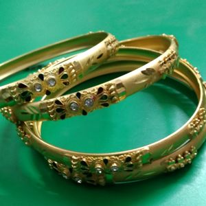 Gold Polish Bangle