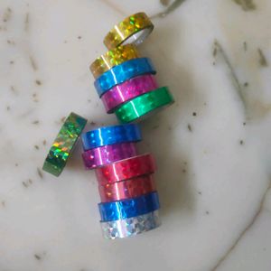 Colourful Tapes For Gifts And Decoration