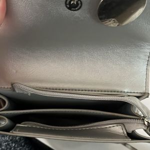 Silver Sling Bag