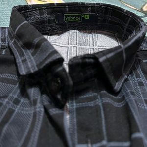 Black Check Men Shirt👔